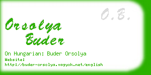 orsolya buder business card